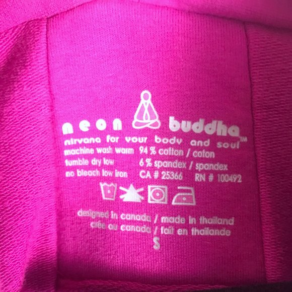 Neon Buddha Sz Small Pink Ruffle Athletic Jacket - Picture 2 of 8